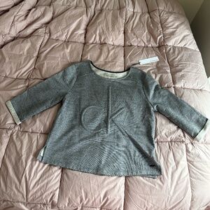 NWT Calvin Klein Jeans Grey Top